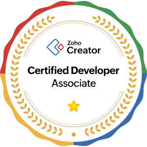 Zoho Creator Certified Developer